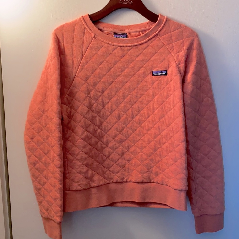 Patagonia women’s organic cotton quilt crew small